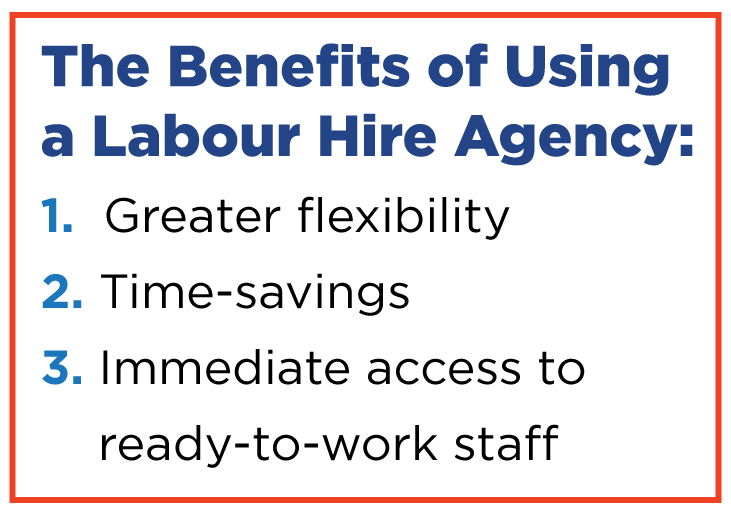 The Benefits of Using a Labour Hire Agency